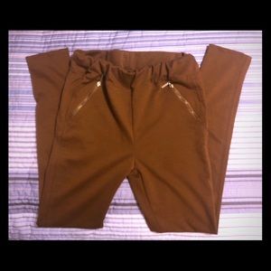 Final PRICE 💥 NWOT 🆕 caramel colored leggings!
